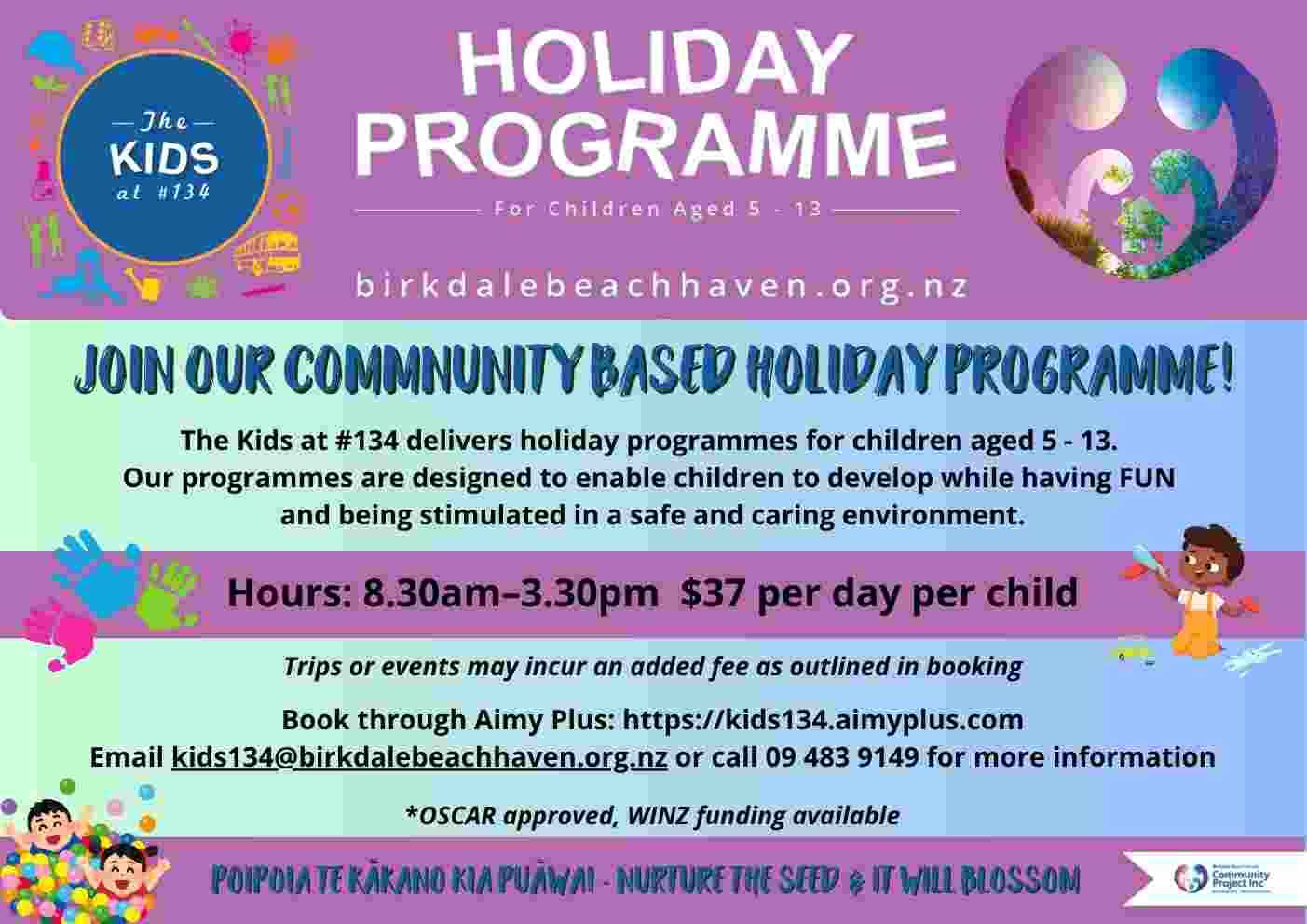 Kids at 134 Generic Flyer Kids at 134 Generic Flyer