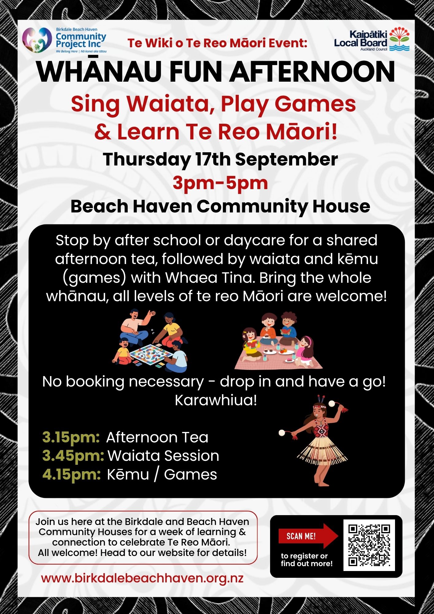 Event 3 Whānau Afternoon